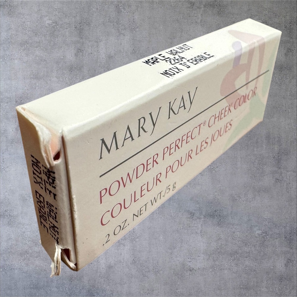 Mary Kay Powder Perfect Cheek Color Maple Walnut 2264 0.2oz New Vintage Blush